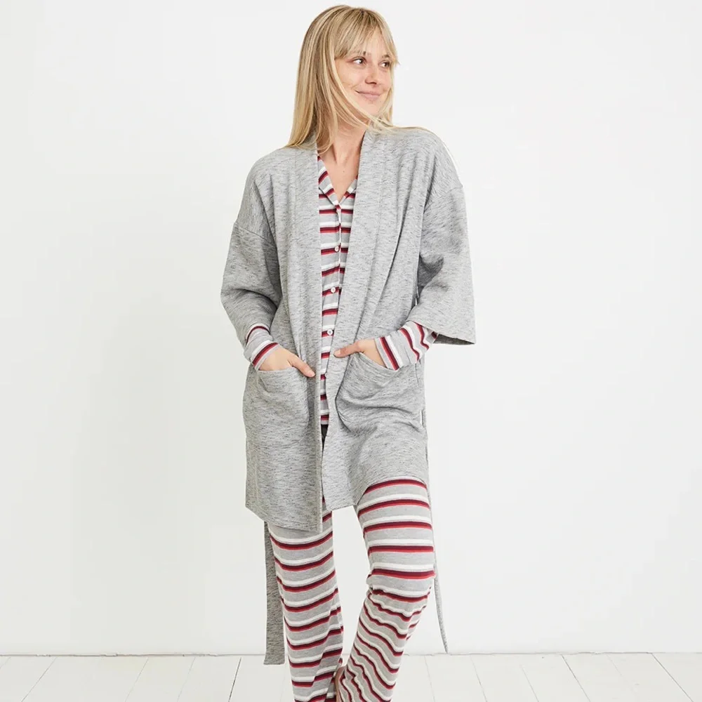 Marine Layer Meryl Sherpa Robe - Picture 3 of 7